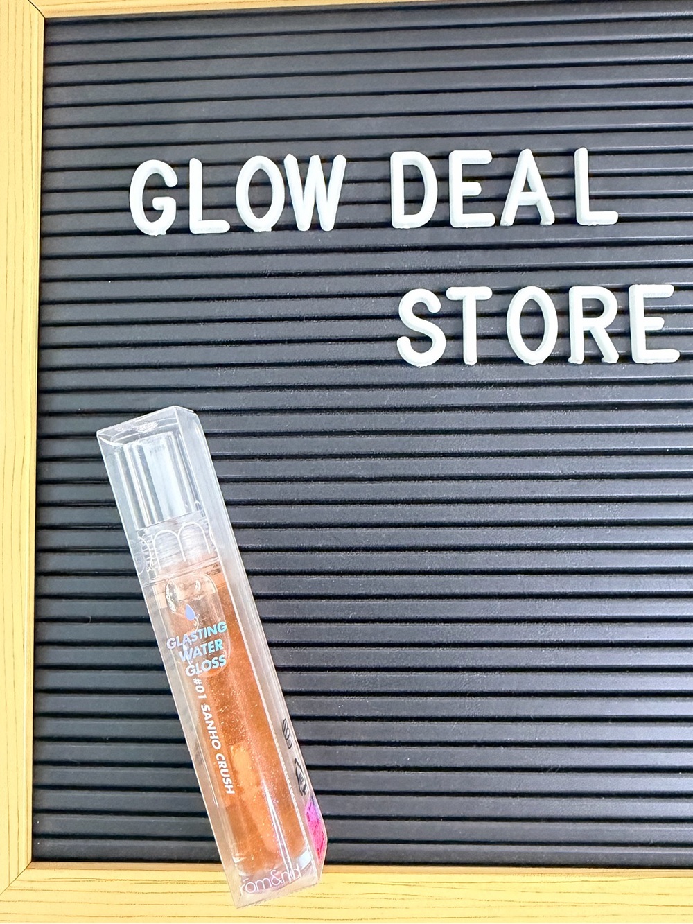 rom&nd Glasting Water Gloss #01 Sanho Crush 4.5g NEW SEALED